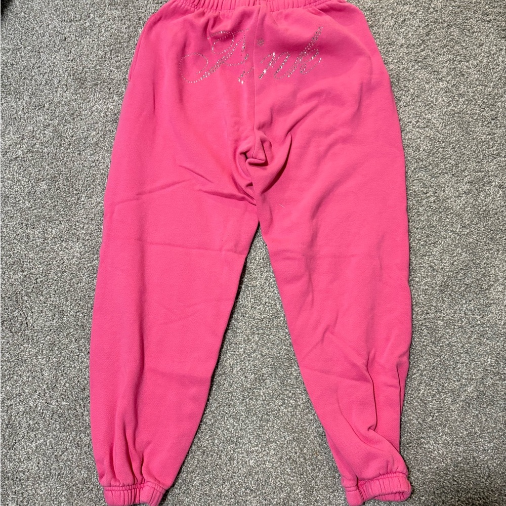 PINK Victoria's Secret Fuchsia Kids Joggers